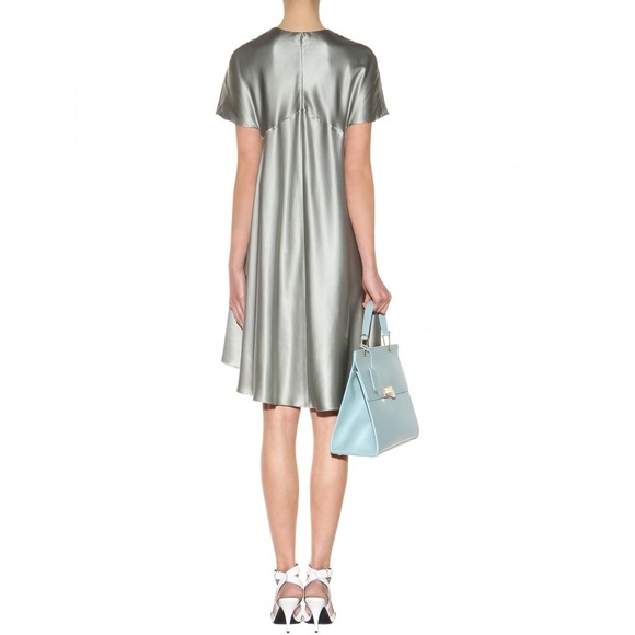 Balenciaga Asymmetric 100% Silk Dress - Picture 2 of 7